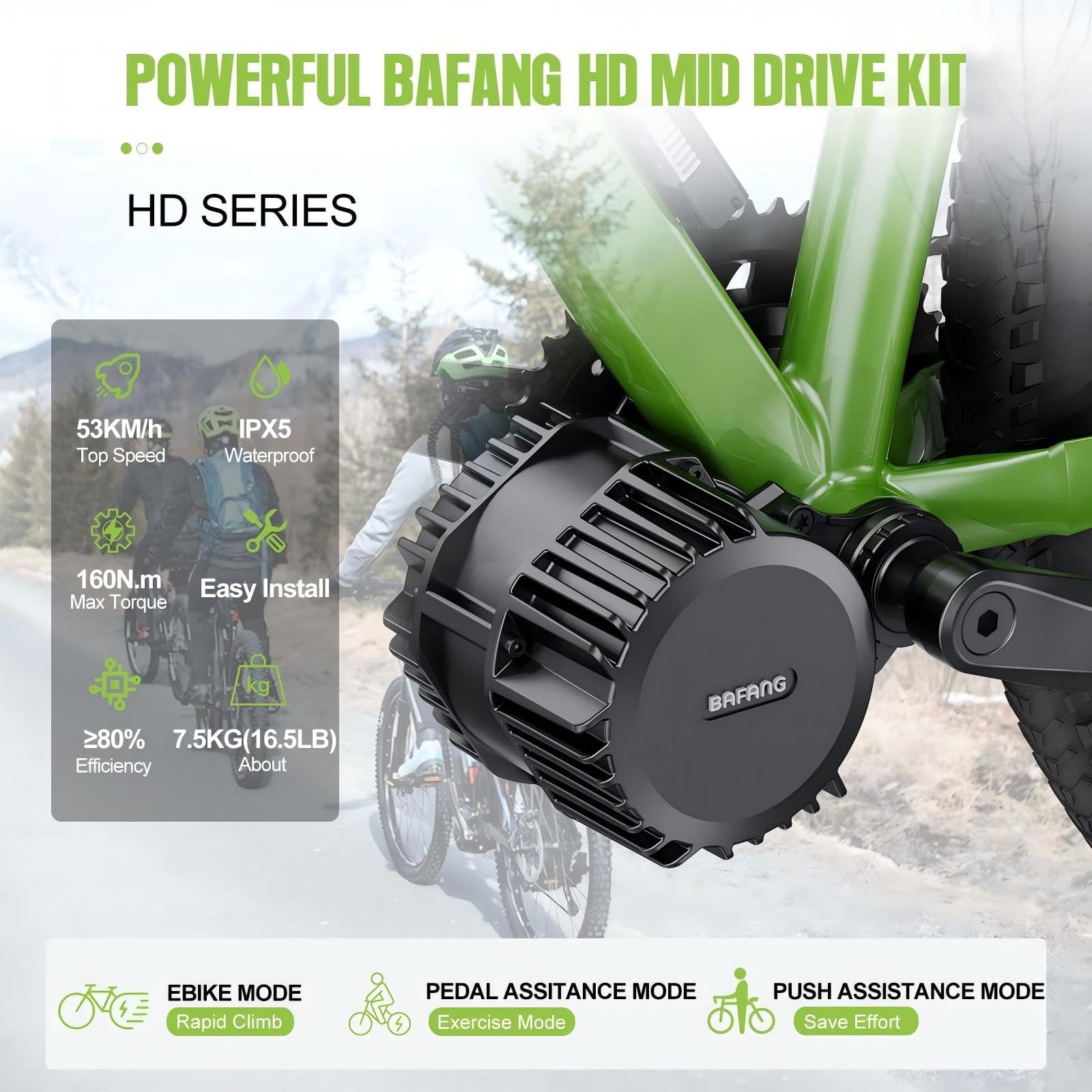 Amazon.com: BAFANG BBS-HD 1000W Mid Drive Kit 48V/52V Ebike Motor